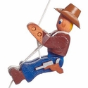 Cowboy String Climber Toy - Dregeno Seiffen