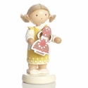 Girl Holding Gingerbread Cookie - Werkst�tten Flade
