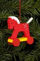 Red Toy Horse Christmas Tree Ornament - Christian Ulbricht GmbH & Co