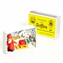 Santa Pulling Sled Matchbox - Dregeno Seiffen